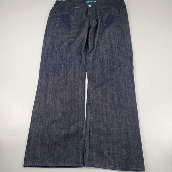 Vintage Y2K Shmack Baggy Wide Leg Jeans Mens 38x33 JNCO Southpole Skater Grunge - Picture 1 of 12